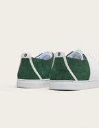 Baskets Basses René - Blanc Et Vert - Homme
