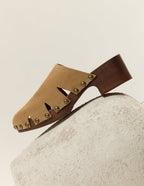 Mules Yura - Ante color topo