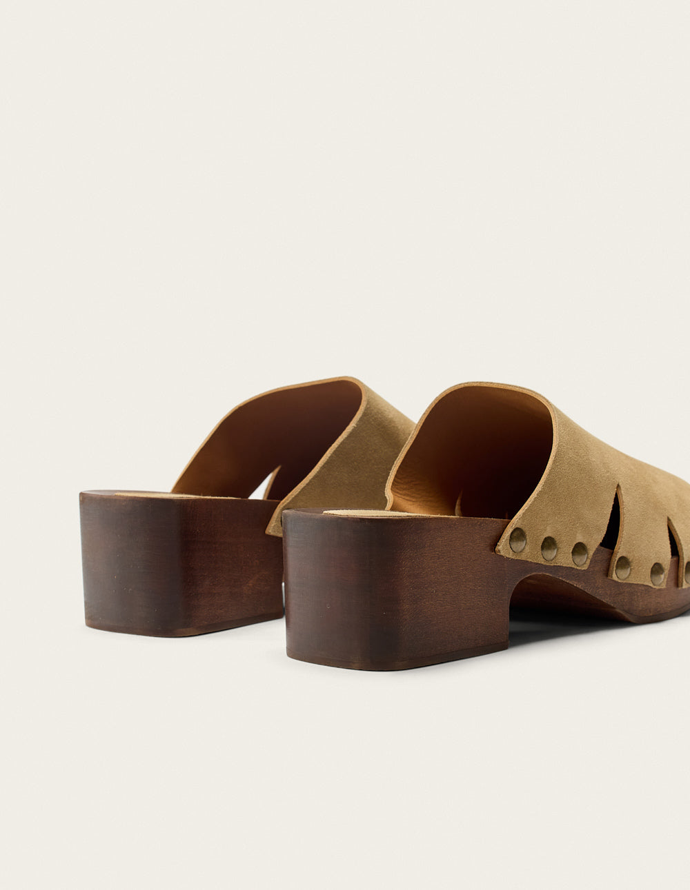 Mules Yura - Ante color topo