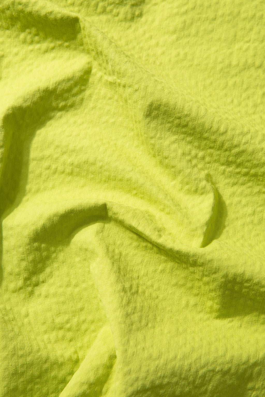 Overhemd Korte Mouwen Seersucker Green