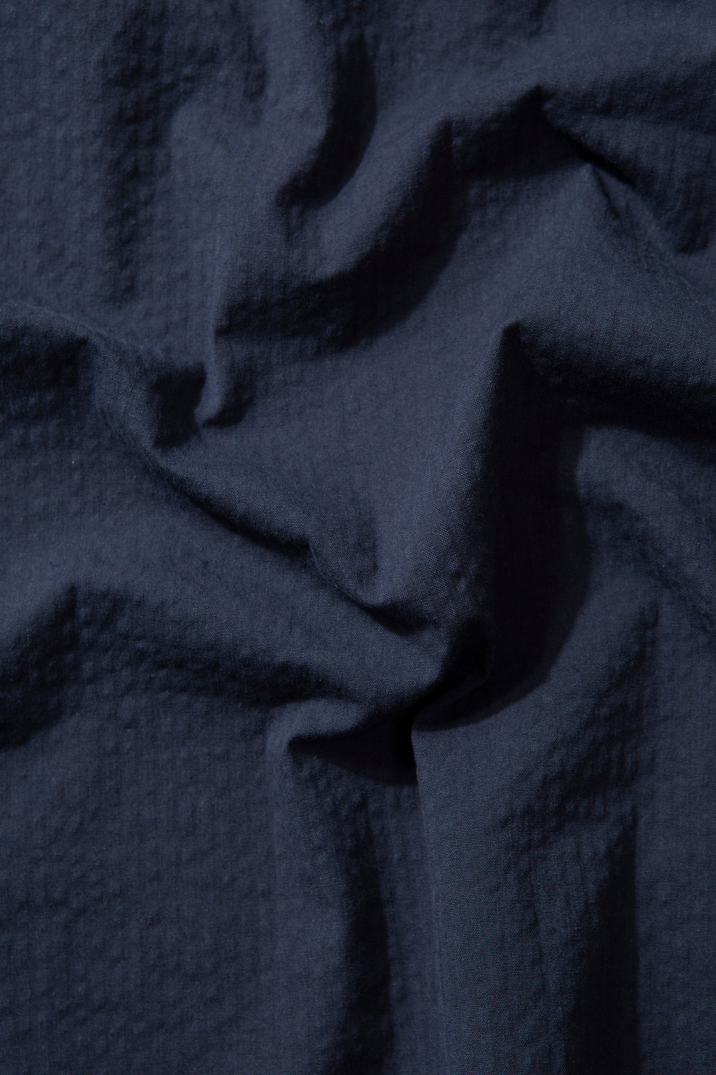 Chemise Manches Courtes Seersucker Navy