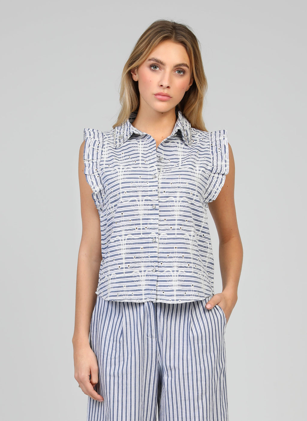 Chemise Senaly Bleu