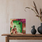 Mini Paint By Numbers 20X20Cm With Frame Flowered Entrance