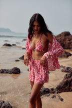 Short Alexia - Red Lotus