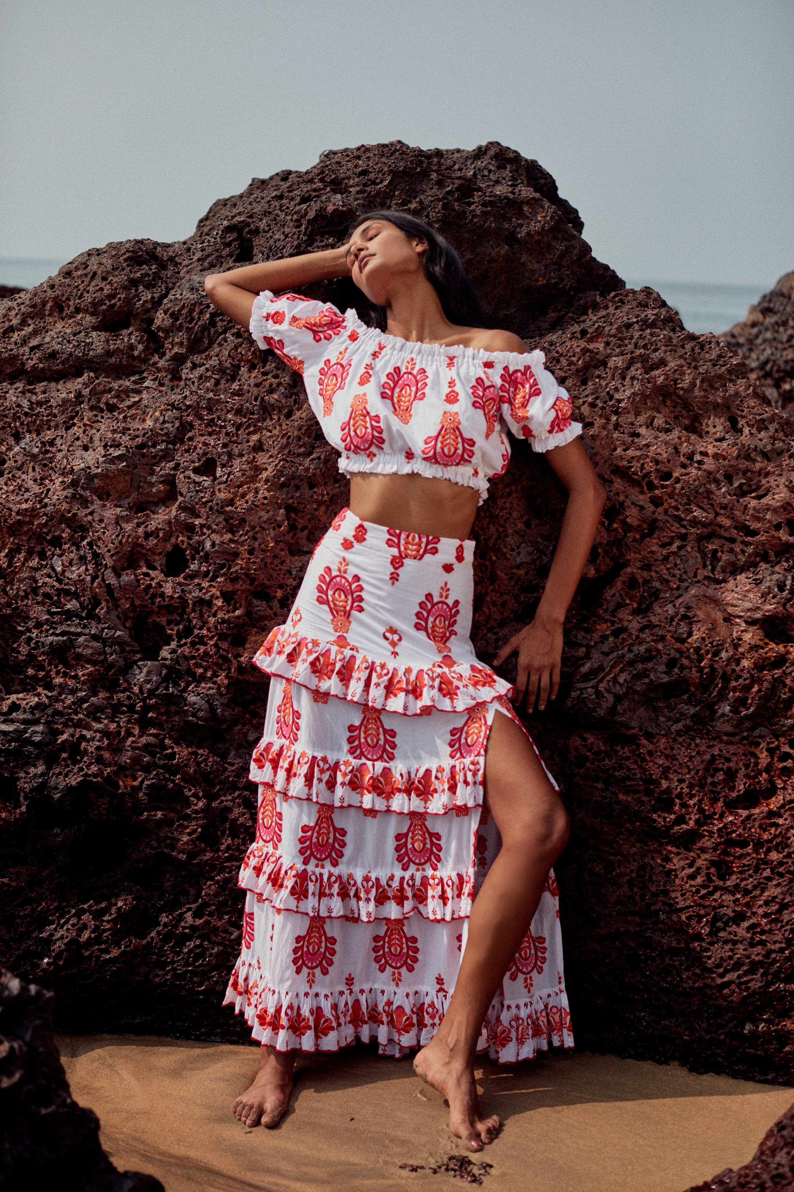 Top Jenna - Topacio Rojo