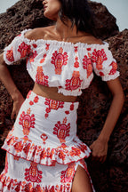 Top Jenna - Topacio Rojo