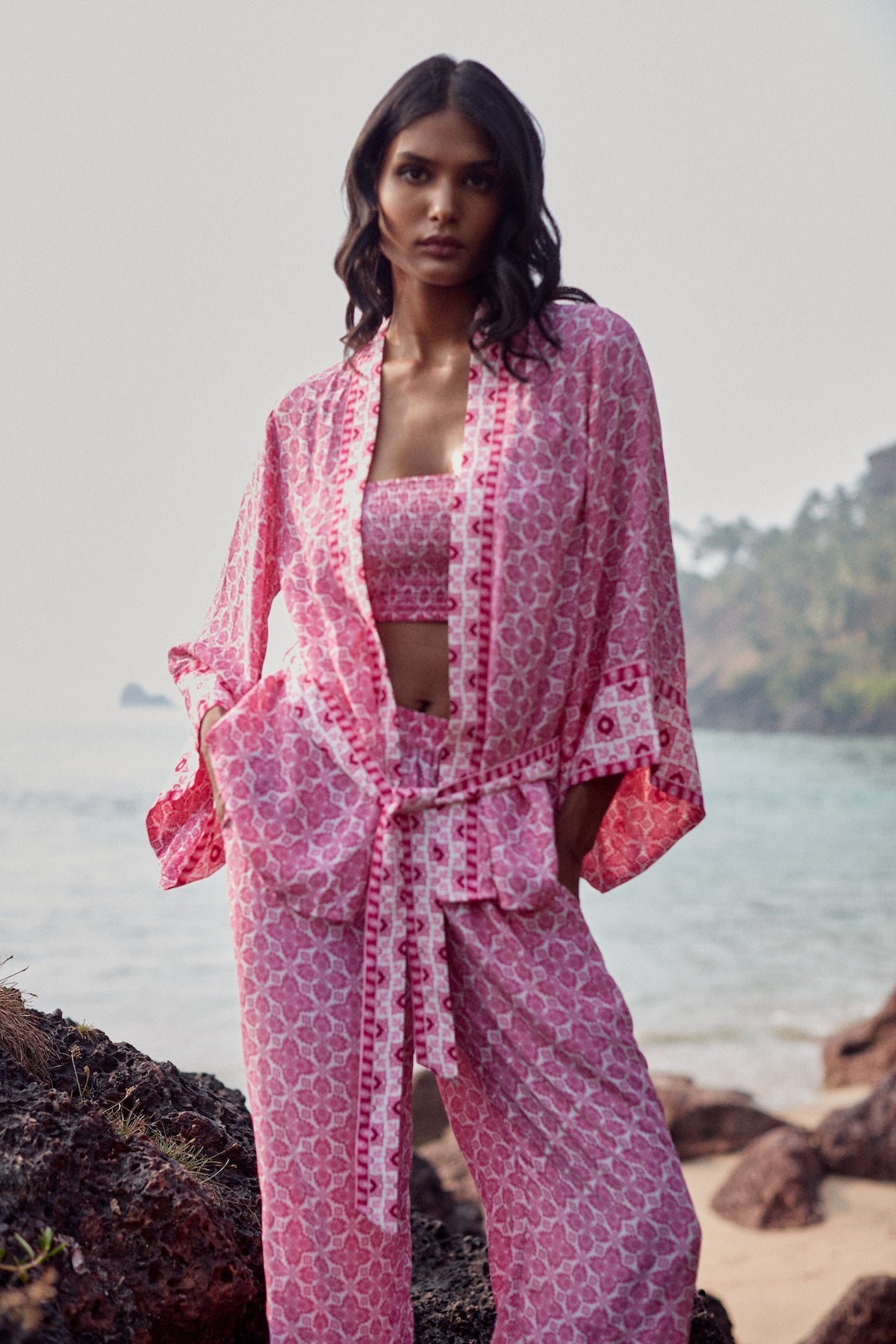 Kenza Pants - Pink Lotus