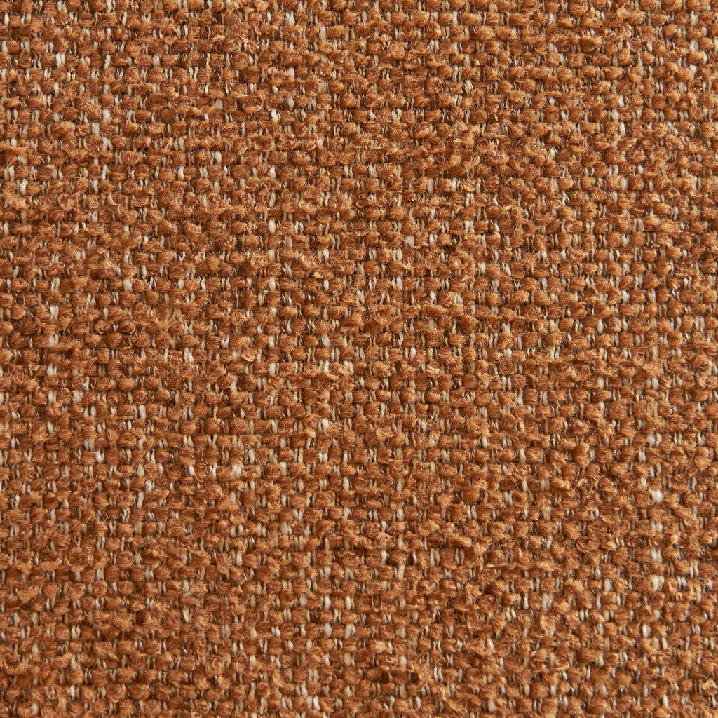 Ciara - Chairs - Bouclette - Terracotta And Black Metal Legs