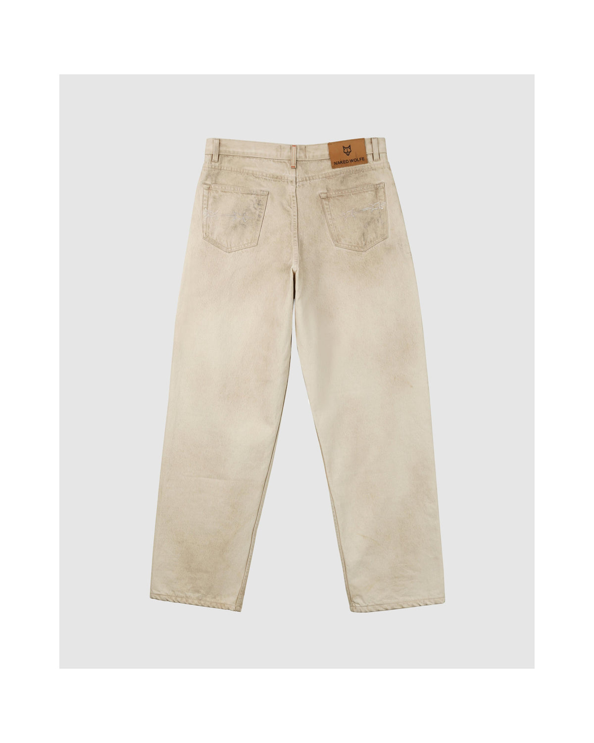 Signature Baggy Jeans - Natur - Herren