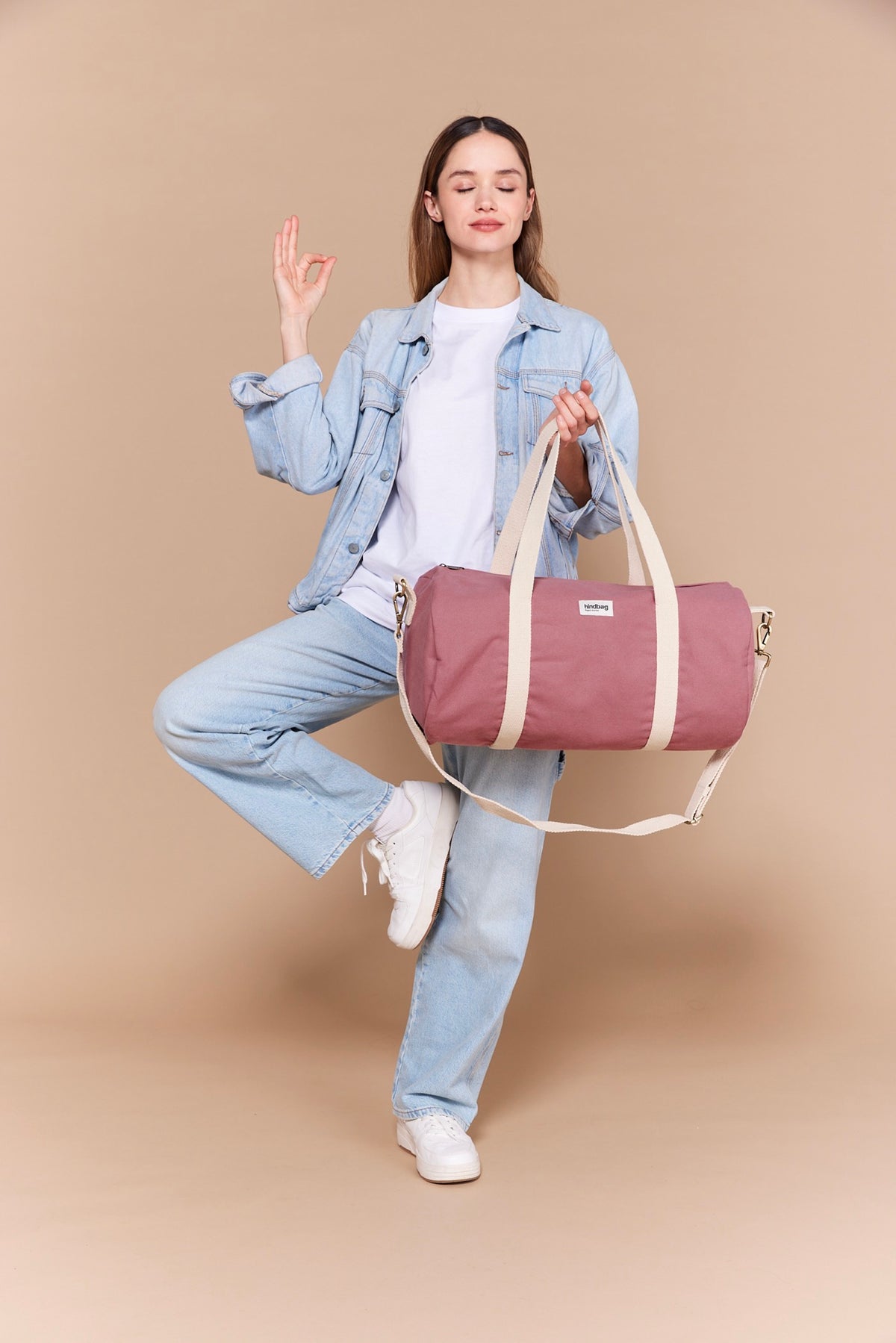 Simon Duffle Bag - Rose Blush
