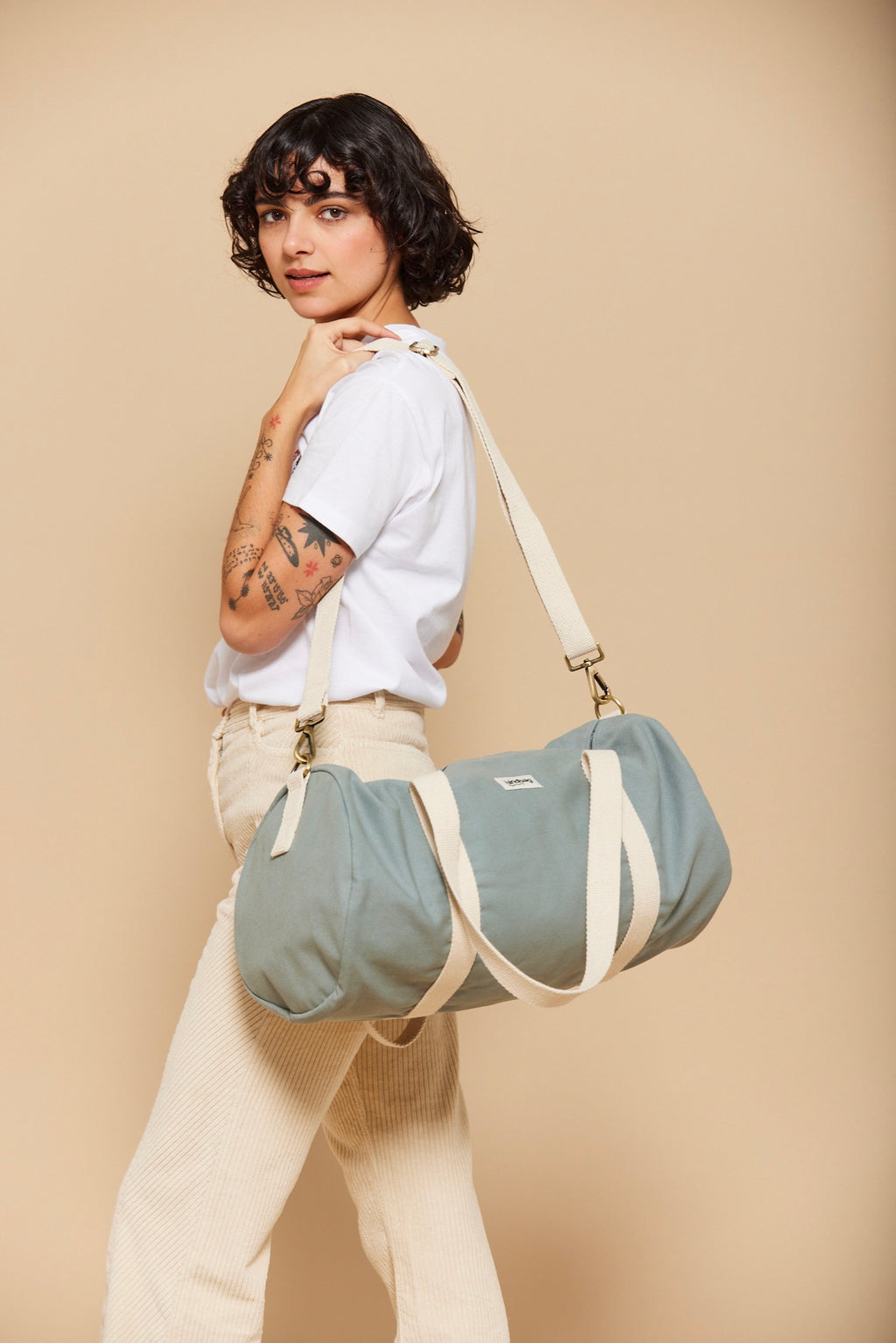 Simon Duffle Bag - Sage