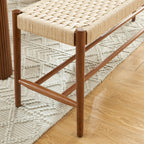 Motto - Entrance Unit - Solid Oak - Walnut And Rope