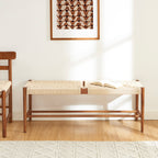Motto - Entrance Unit - Solid Oak - Walnut And Rope