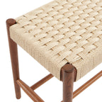 Motto - Entrance Unit - Solid Oak - Walnut And Rope