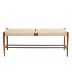 Motto - Entrance Unit - Solid Oak - Walnut And Rope