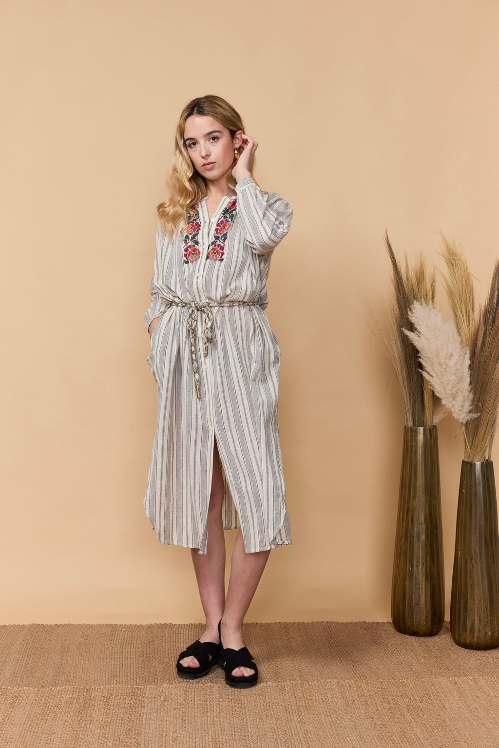 Vestido Sismik - Stripe