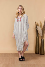 Vestido Sismik - Stripe
