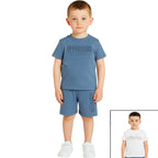 Pack of 2 Ellesse Boys' T-Shirts and Shorts - Blue/White