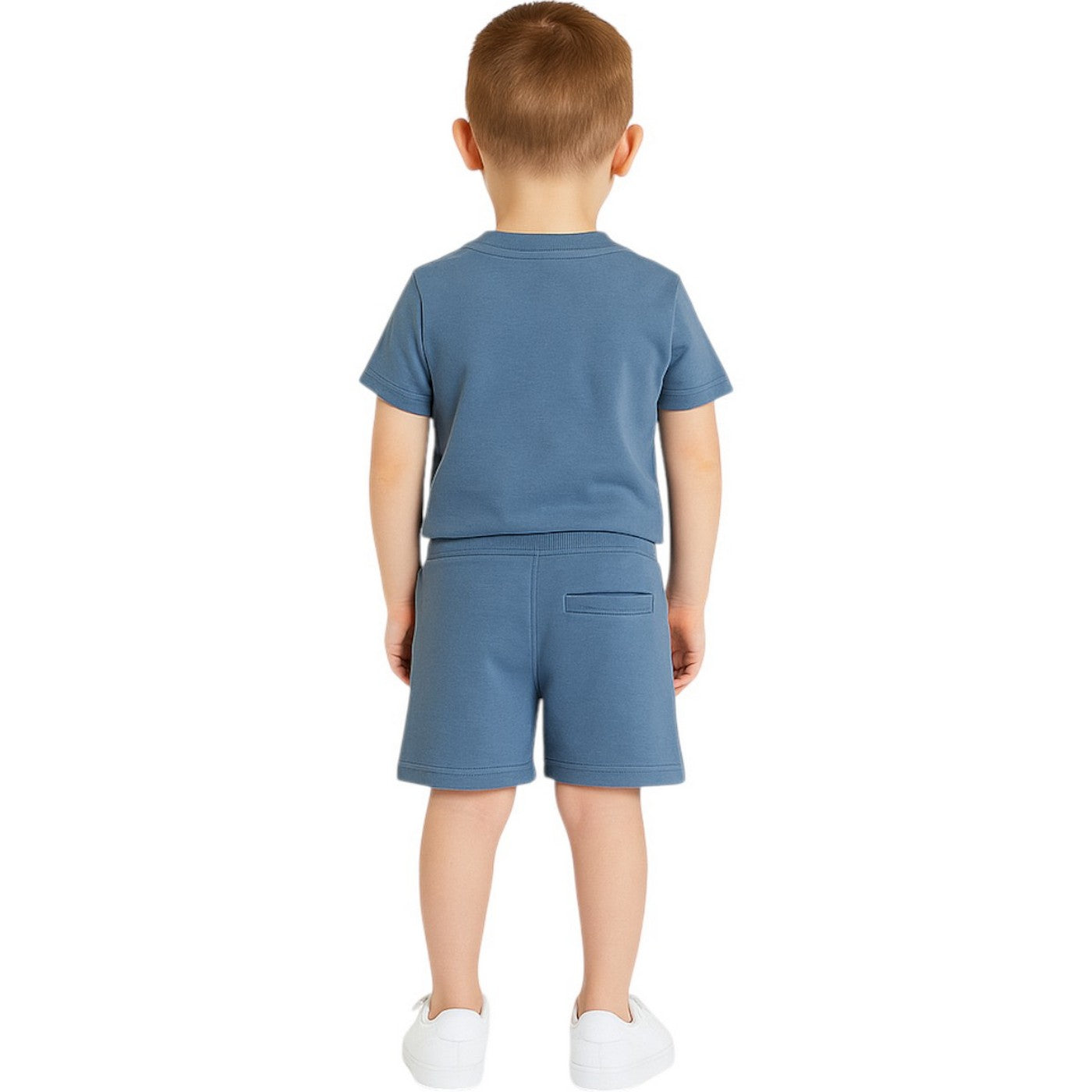 Pack of 2 Ellesse Boys' T-Shirts and Shorts - Blue/White