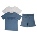 Pack of 2 Ellesse Boys' T-Shirts and Shorts - Blue/White