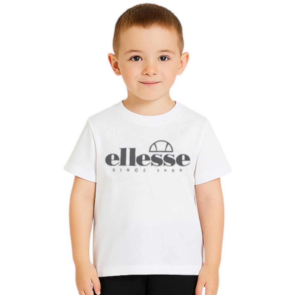 Pack of 2 Ellesse Boys' T-Shirts and Shorts - Black/White