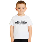 Pack of 2 Ellesse Boys' T-Shirts and Shorts - Black/White