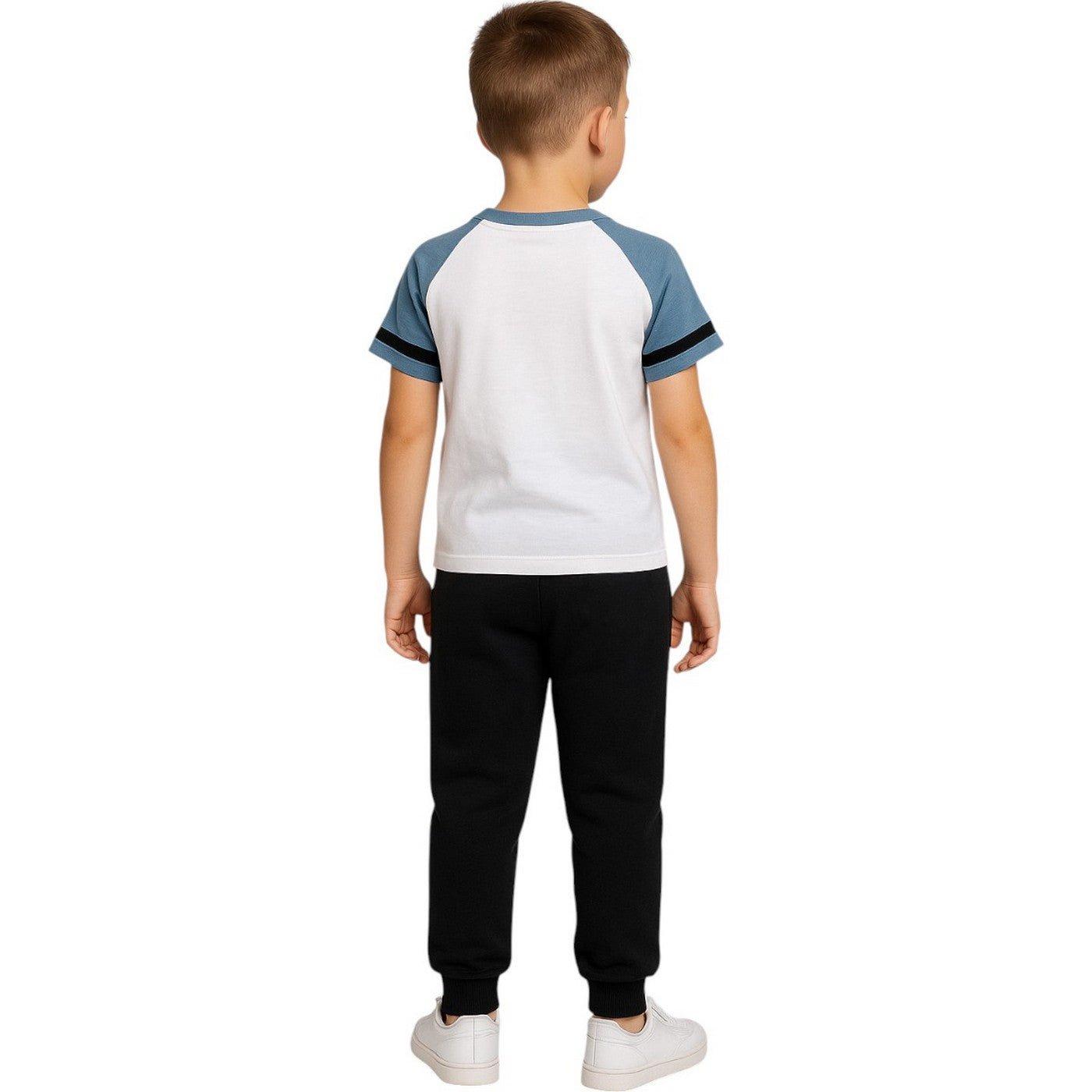 Pack De 2 T-Shirts Et Pantalon De Jogging Ellesse Garcon - Blanc/Noir