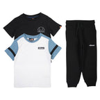 Pack De 2 T-Shirts Et Pantalon De Jogging Ellesse Garcon - Blanc/Noir