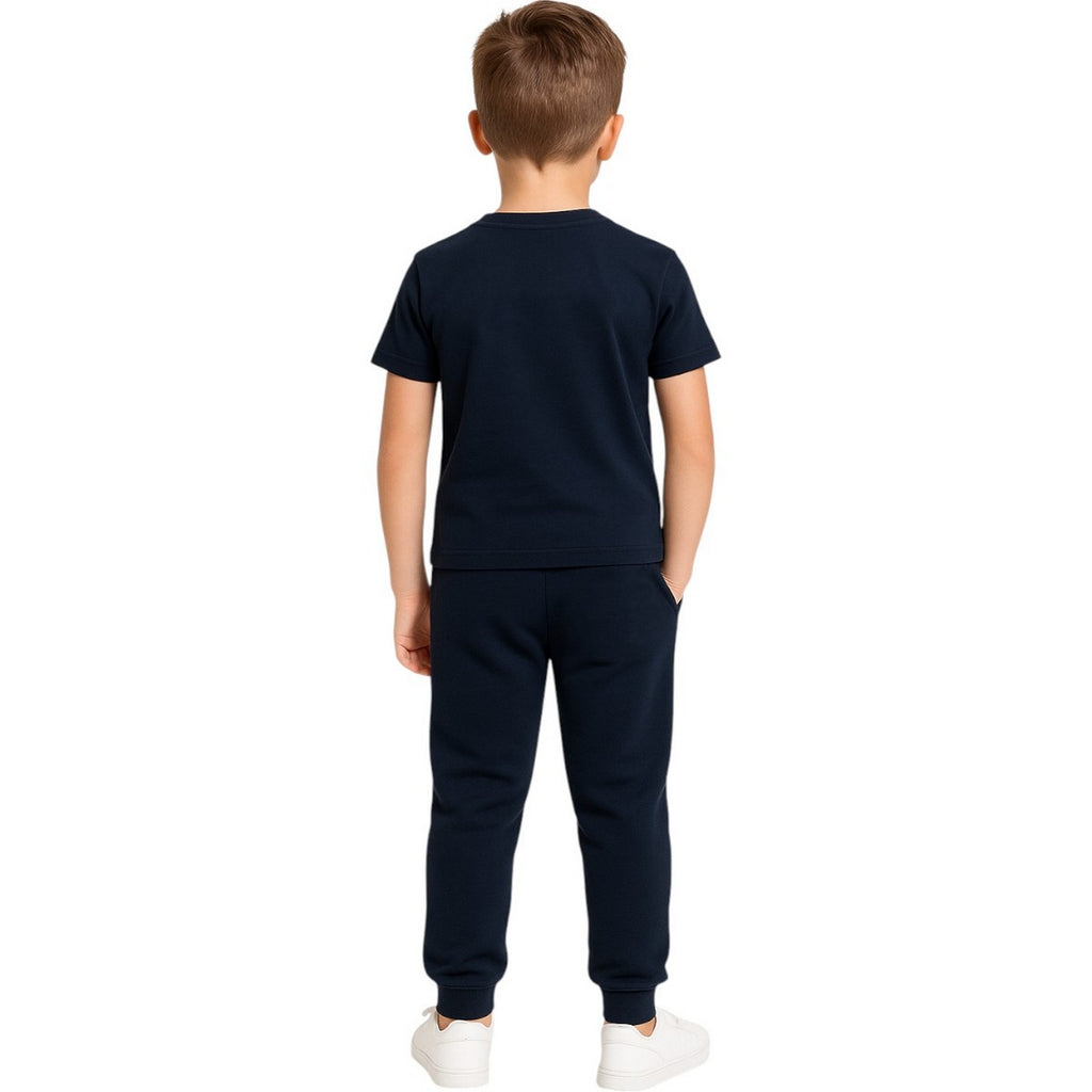 Pack of 2 Ellesse Boys' T-Shirts and Jogging Pants - Navy/Blue