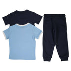Pack of 2 Ellesse Boys' T-Shirts and Jogging Pants - Navy/Blue