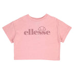 Pack de 2 camisetas y culottes ciclistas Ellesse niña blanco/rosa