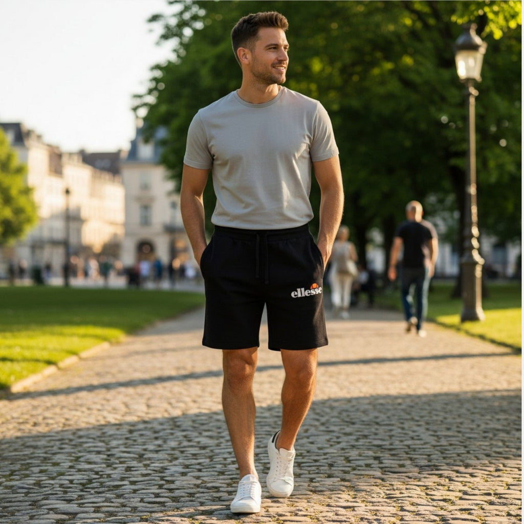 Bermudas de hombre Ellesse de la S a la Xxl - Negro