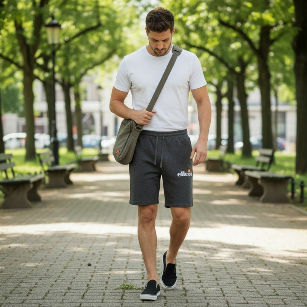 Bermudas Ellesse para Hombre de la S a la Xxl - Gris Oscuro