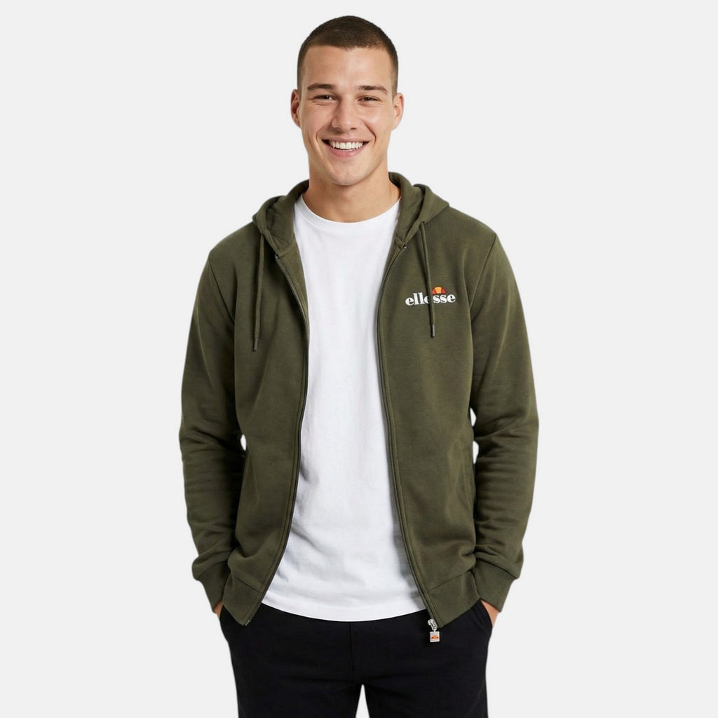 Ellesse Men's Hooded Jacket S to Xxl - Khaki