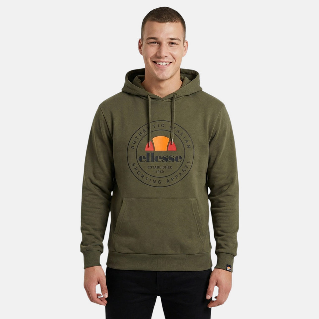Sudadera con capucha Ellesse Hombre S a Xxl - Caqui