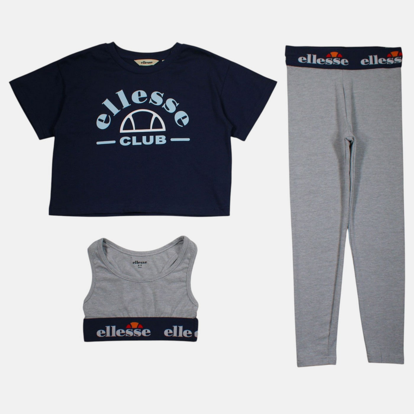 Ellesse Girls' 3-Piece Set - Gray