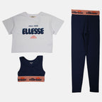 Ensemble 3 Pièces Ellesse Fille - Marine