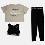 Ensemble 3 Pièces Ellesse Fille - Noir
