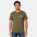 Ellesse Men's Short Sleeve T-Shirt - Khaki