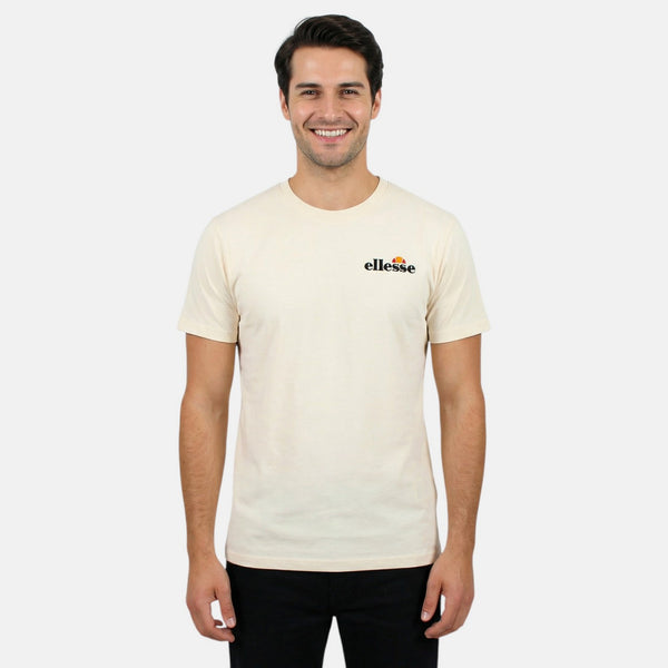 T-Shirt Manches Courtes Ellesse Homme - Ecru