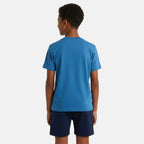 Pack of 2 Ellesse Boys' T-Shirts and Shorts - Blue/Navy