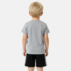 Pack de 2 Camisetas y Pantalones Cortos Ellesse Niño Gris/Blanco