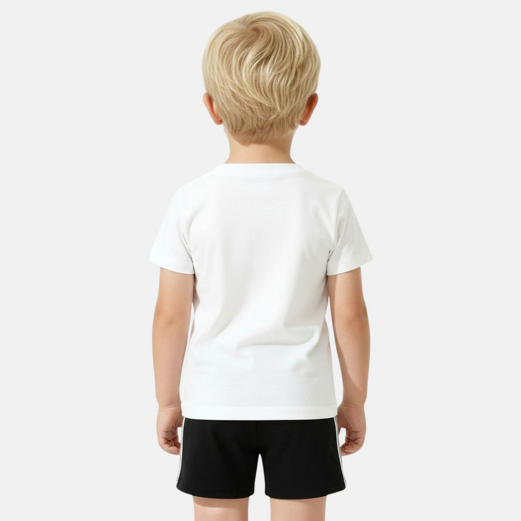 Pack de 2 Camisetas y Pantalones Cortos Ellesse Niño Gris/Blanco