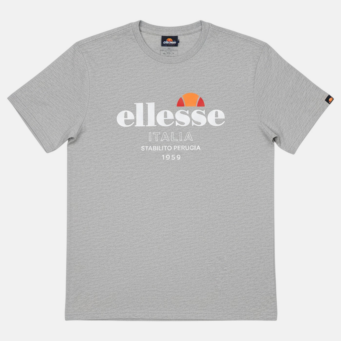 Ellesse Men's Short Sleeve T-Shirt - Gray