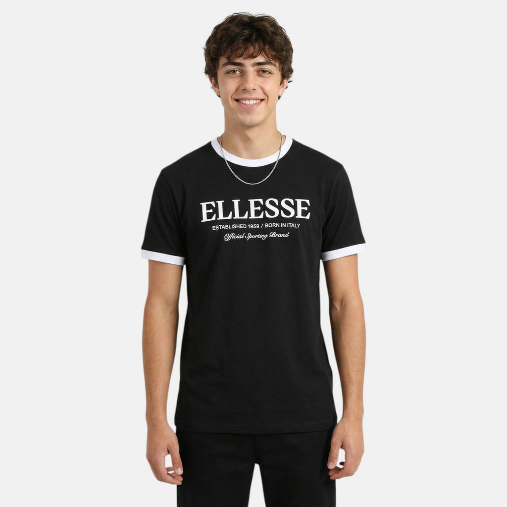 T-Shirt Manches Courtes Ellesse Homme - Noir