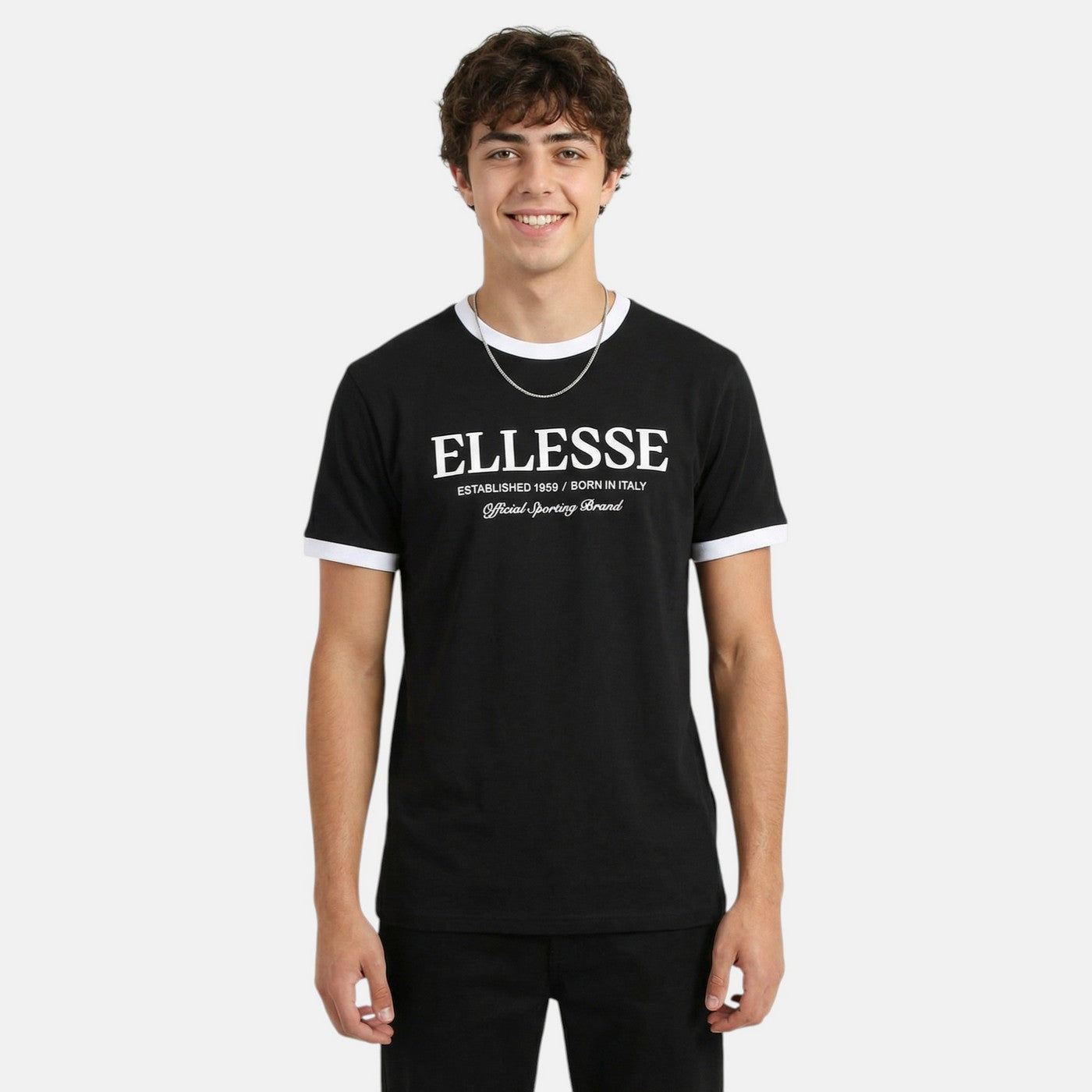 T-Shirt Manches Courtes Ellesse Homme - Noir