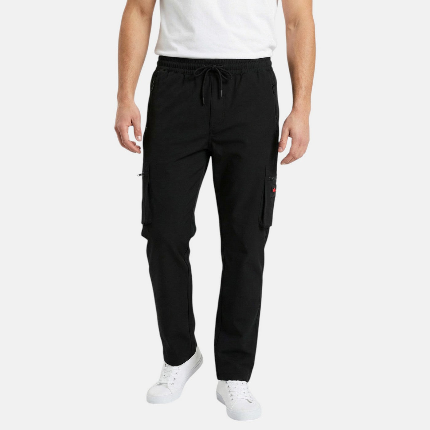 Pantalones jogger cargo para hombre Ellesse - Negro
