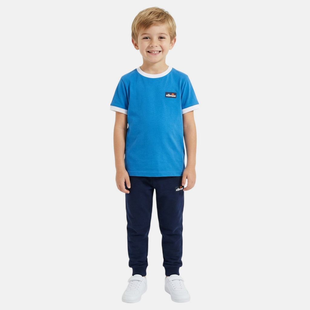 Pack De 2 T-Shirts Et Pantalon De Jogging Ellesse Garcon - Blanc/Marine