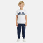 Pack De 2 T-Shirts Et Pantalon De Jogging Ellesse Garcon - Blanc/Marine