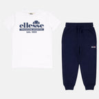 Pack De 2 T-Shirts Et Pantalon De Jogging Ellesse Garcon - Blanc/Marine